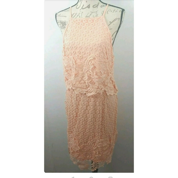 B B Dakota Orange Bryn Dress Size 12 - Picture 4 of 13